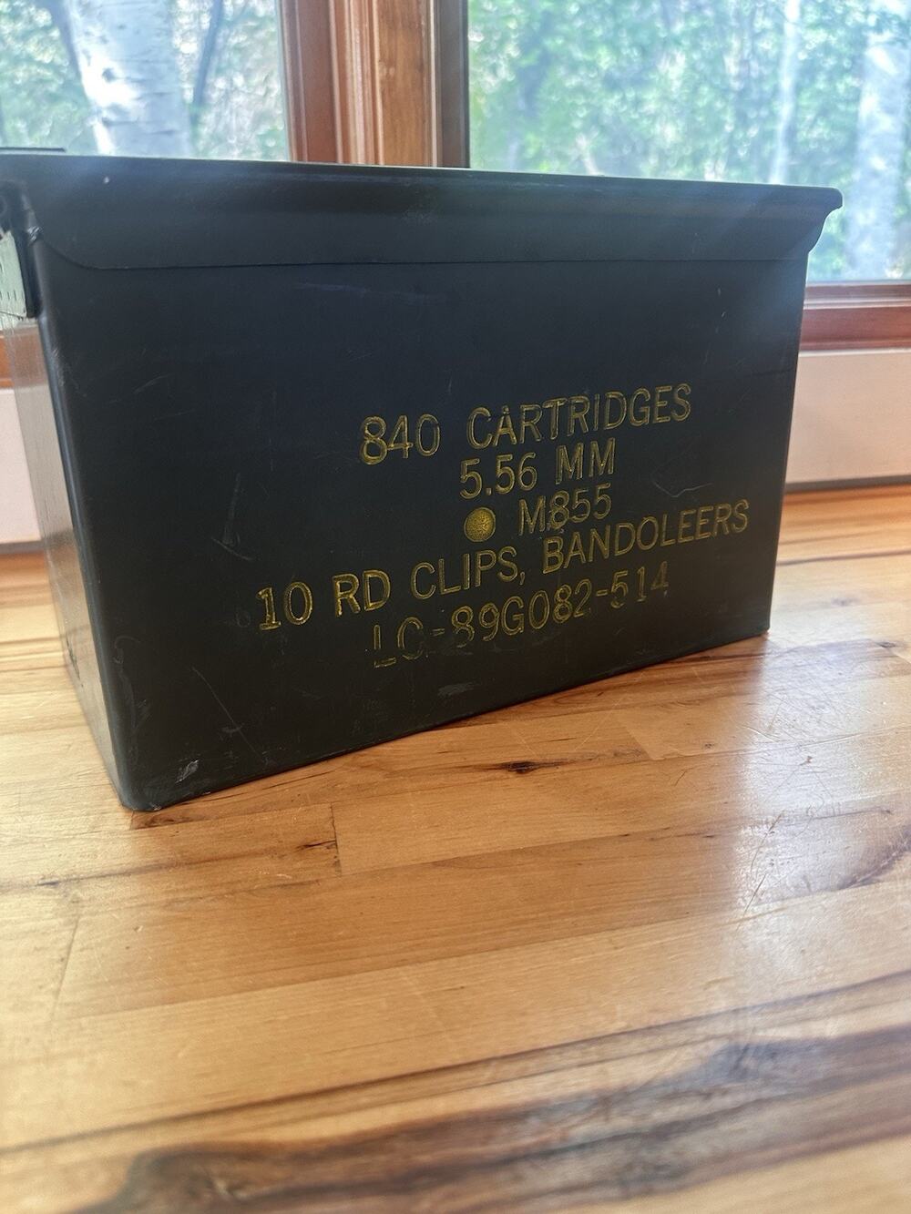 USGI Military 5.56mm M855 Ammo Can 840 Round Steel Ammunition Storage Box GI